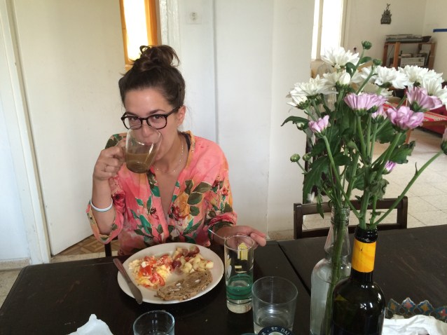 First morning in Israel