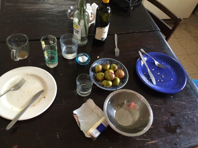 Satisfying meal ... note the fresh figs