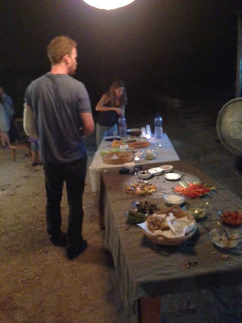 The "fun surprises" for food - mostly dips, breads and other Israeli offerings. All were delicious.